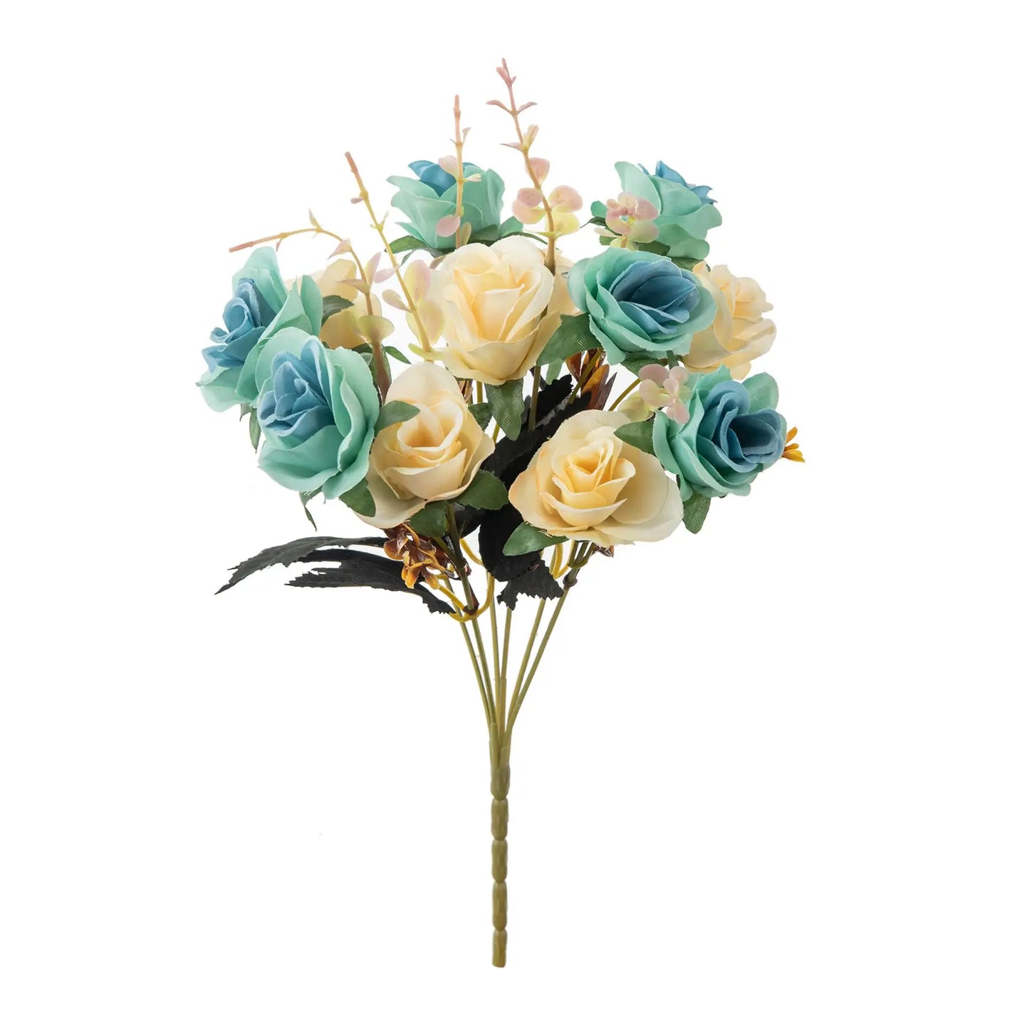 Silk Rose Artificial Flower Bouquet | Wedding & Home Decor