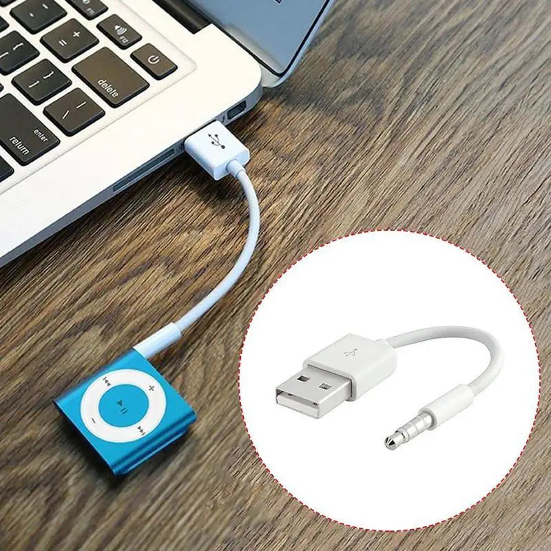 iPod Shuffle USB Charger & Data Sync Cable Peaceful Pleasures Health and Wellness