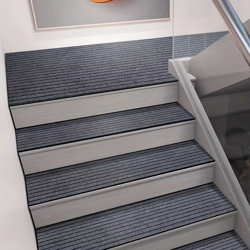 Non-Slip Striped Kitchen & Hallway Floor Mat | Self-Adhesive