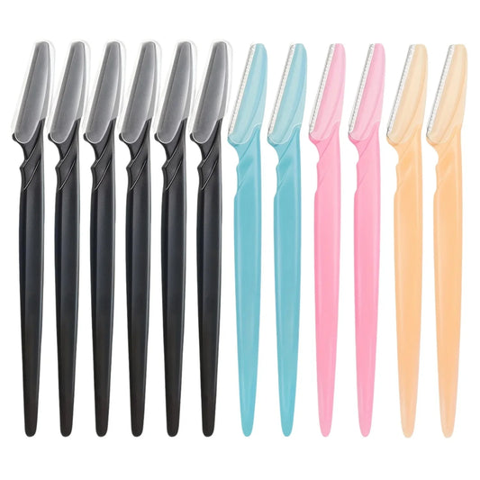 Precision Eyebrow Facial Razor Set | 5–12 Piece Unisex Kit Facial Razor Set Peaceful Pleasures Health and Wellness 12-piece Set