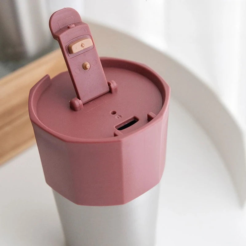 Stainless Steel Double-Wall Insulated Coffee Mug 300ml