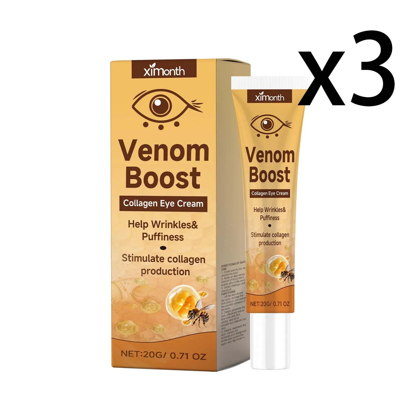 Ximonth Bee Peptide Firming Eye Cream – Dark Circle & Fine Lines