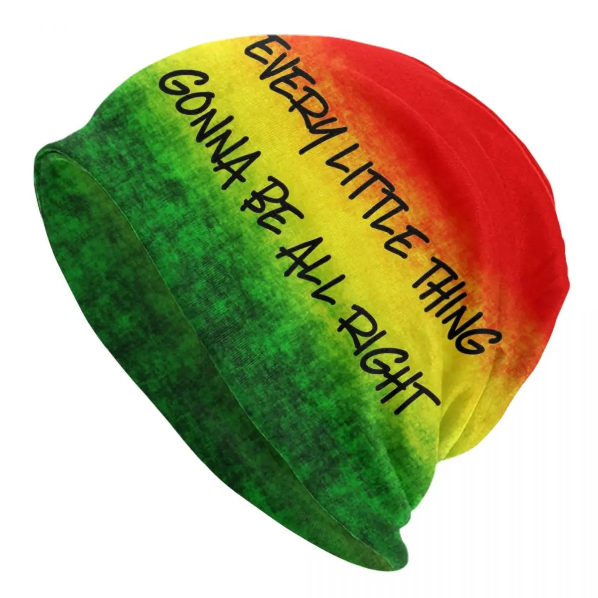 Jamaica Flag Knit Beanie Hat | Unisex Jamaican Pride Skull Cap