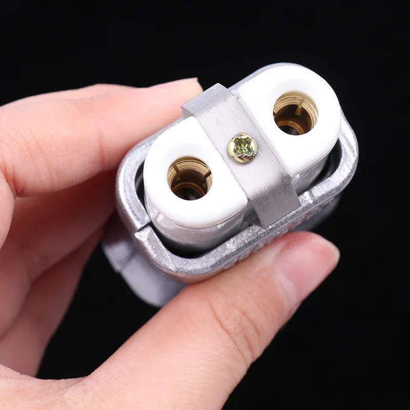 6mm IEC C8 Ceramic Industrial Socket Plug 35A High-Temp
