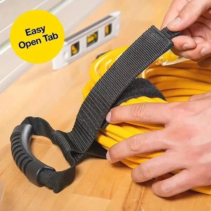 Heavy-Duty Extension Cord Organizer Storage Strap with Handle