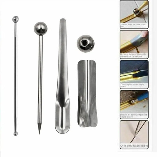 5-in-1 Grout Removal & Tile Repair Tool Set | Seam Scraper Tile Grout Tool Set Oasis Select Default Title