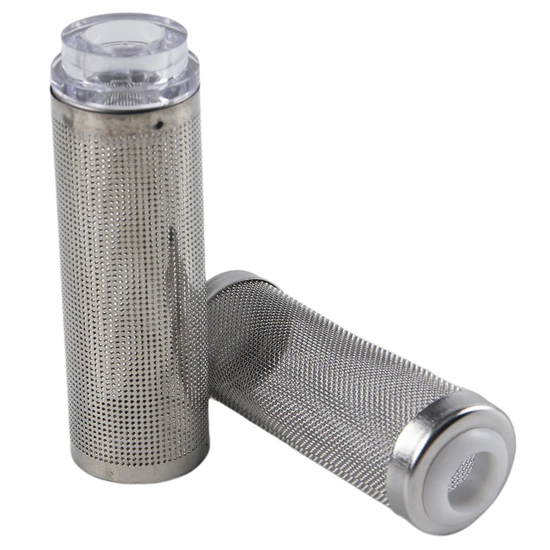 Aquarium Inflow Inlet Filter Stainless Basket Mesh Net Filter Guard Fish Tank Filter Accesories Intake Strainer Pre-Filter Cover Peaceful Pleasures Health and Wellness