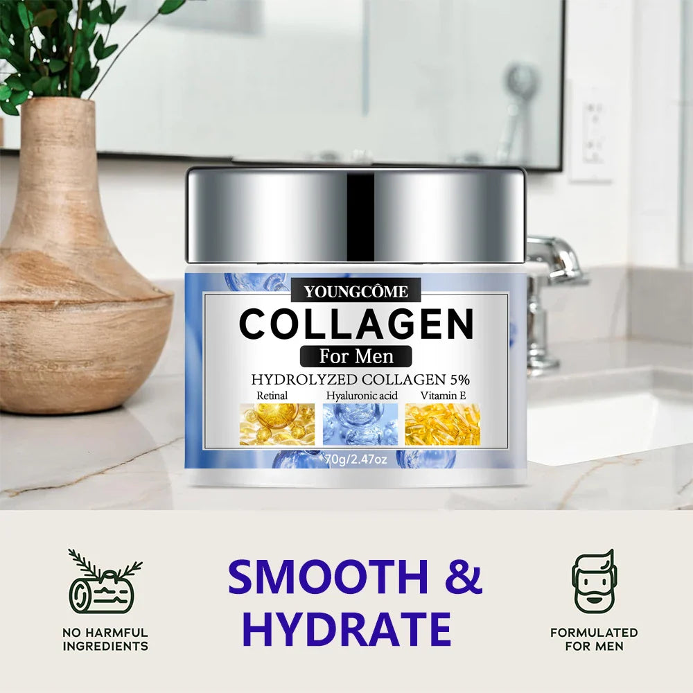 YOUNGCOME Men's Retinol Face & Neck Cream – Firm & Moisturize