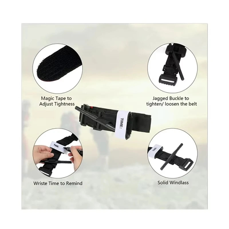 25/10/5 pcs 95cm/75cm/65cmMetal Aluminum Rod Tourniquet Tactical Survival Hemostasis Upgrade Repeated Use Strengthen Tourniquet Peaceful Pleasures Health and Wellness
