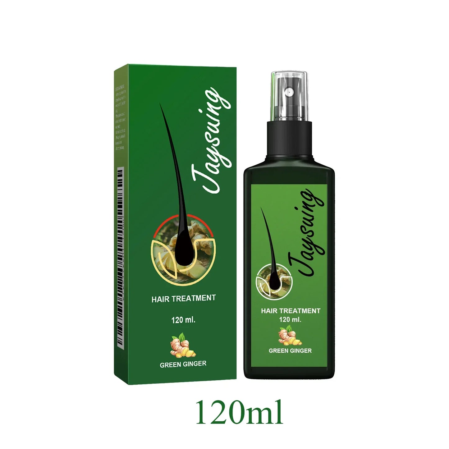 Ginger Hair Growth Serum Spray – Scalp Treatment & Hair Loss Peaceful Pleasures Health and Wellness 120ml
