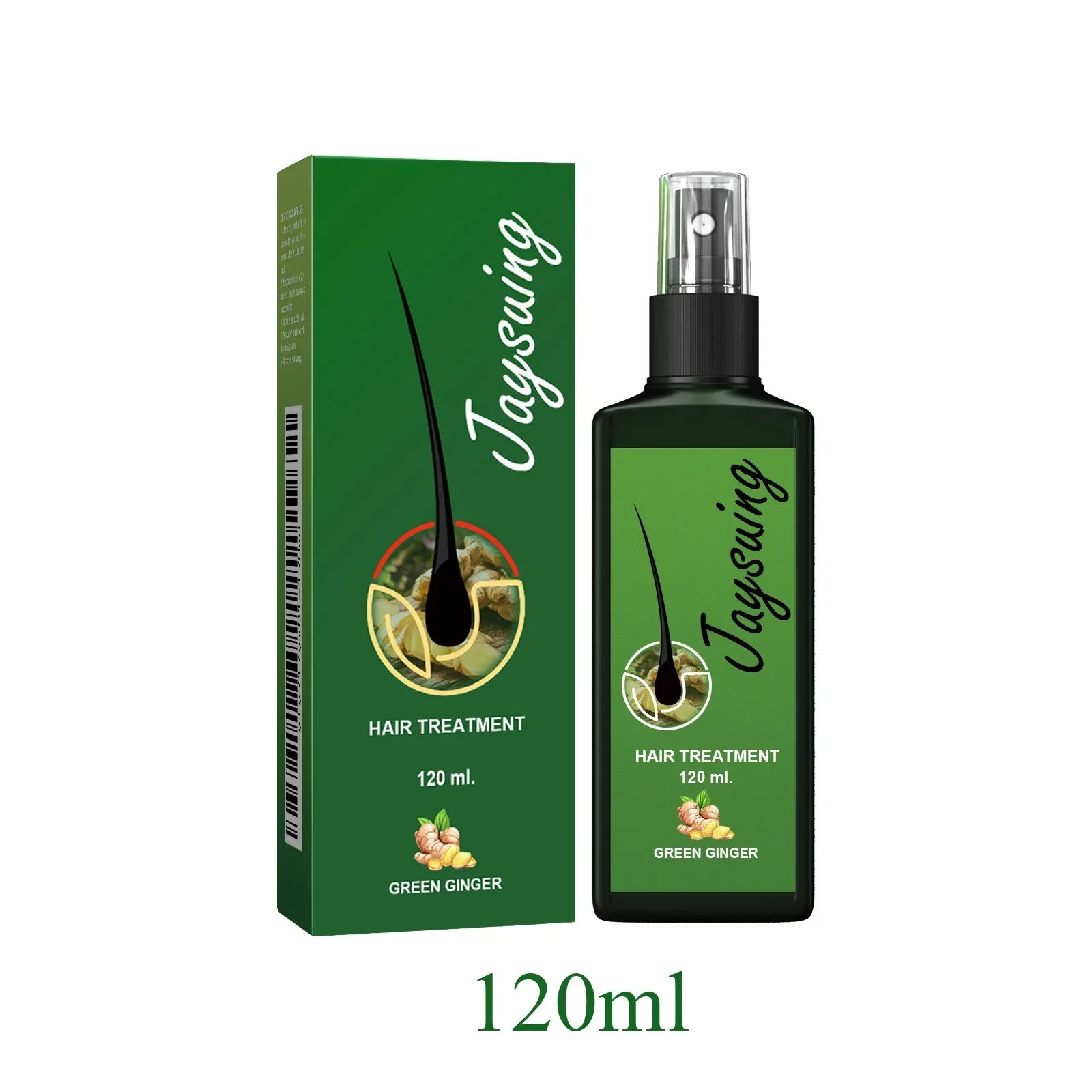 Ginger Hair Growth Serum Spray – Scalp Treatment & Hair Loss Peaceful Pleasures Health and Wellness 120ml
