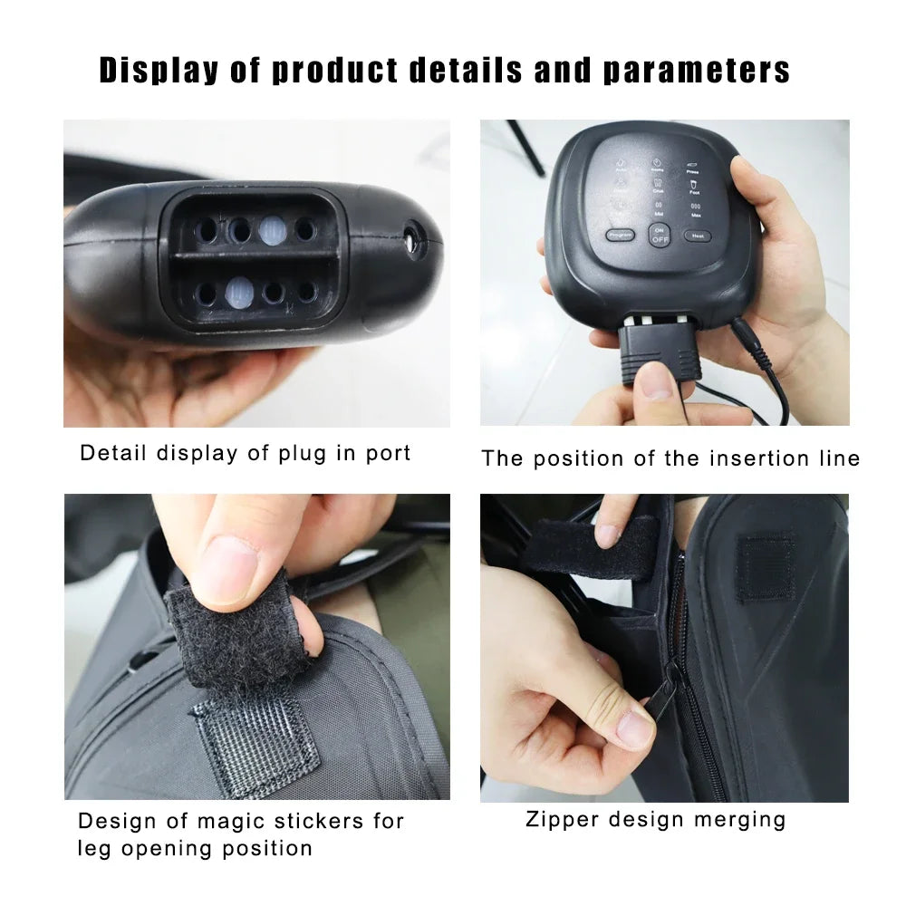 Air Compression Leg Massager – Calves, Ankles & Feet Recovery Boots