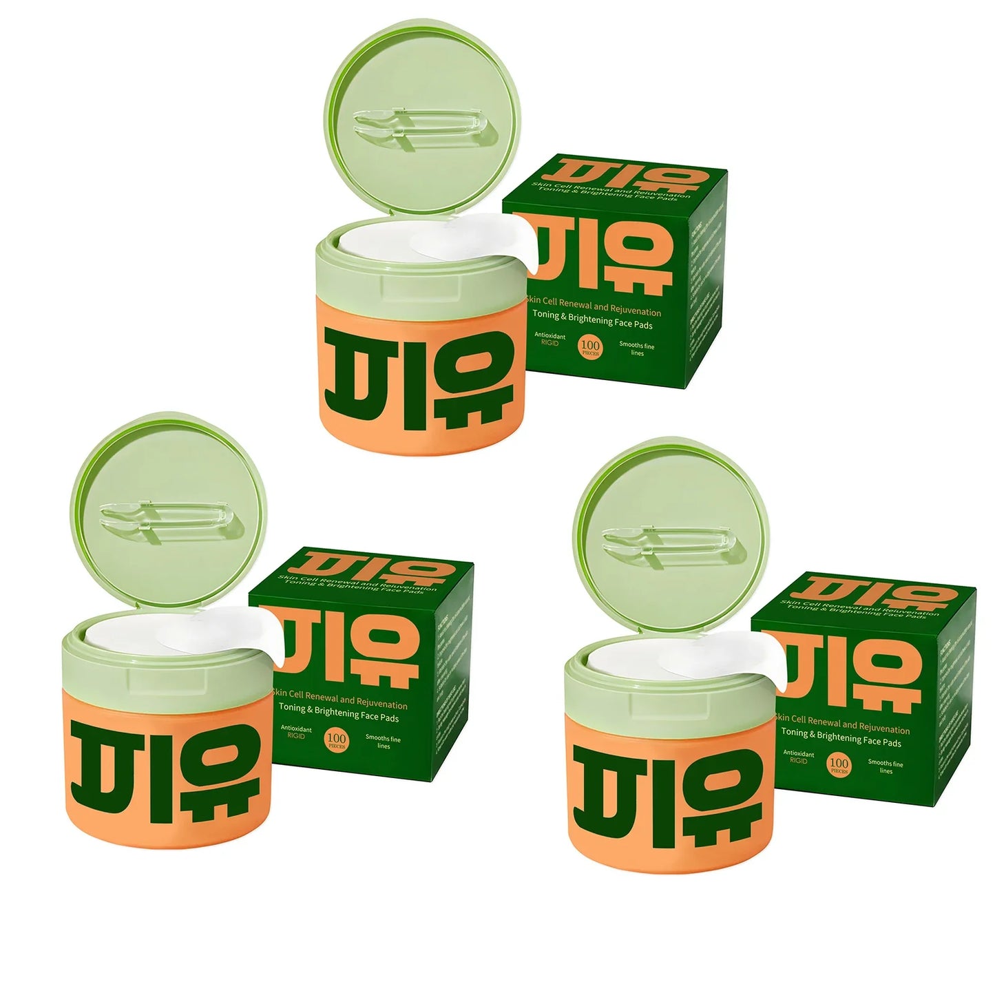 Toning Brightening Essence Face Pads – 100pc Hydrating Pads