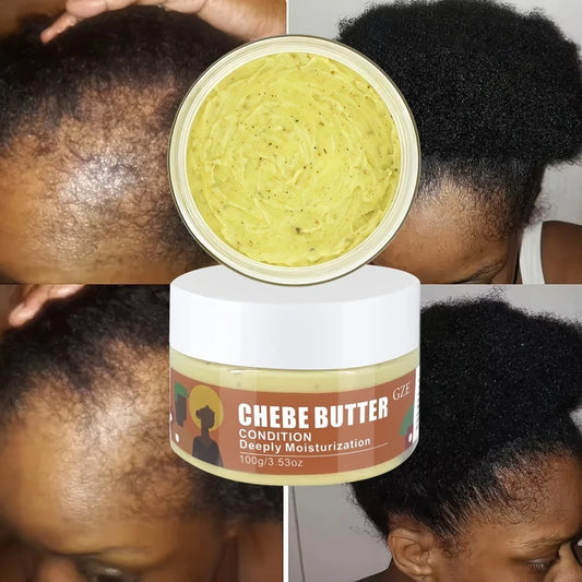 GZE Chebe Butter – Deep Moisture & Hair Growth Treatment 100g Hair Growth Butter Peaceful Pleasures Health and Wellness Damage Repaired