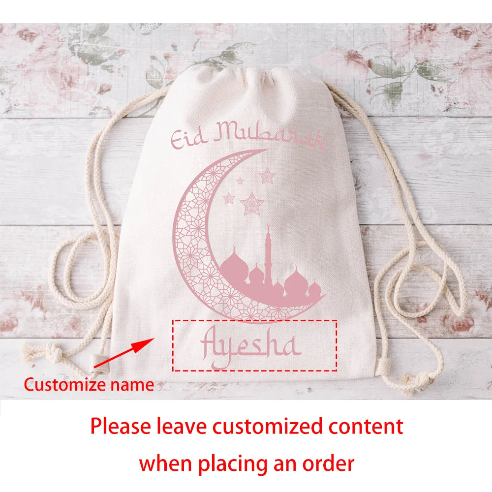 Kids Personalised Islamic Prayer Mat & Bag Set | Eid Gift
