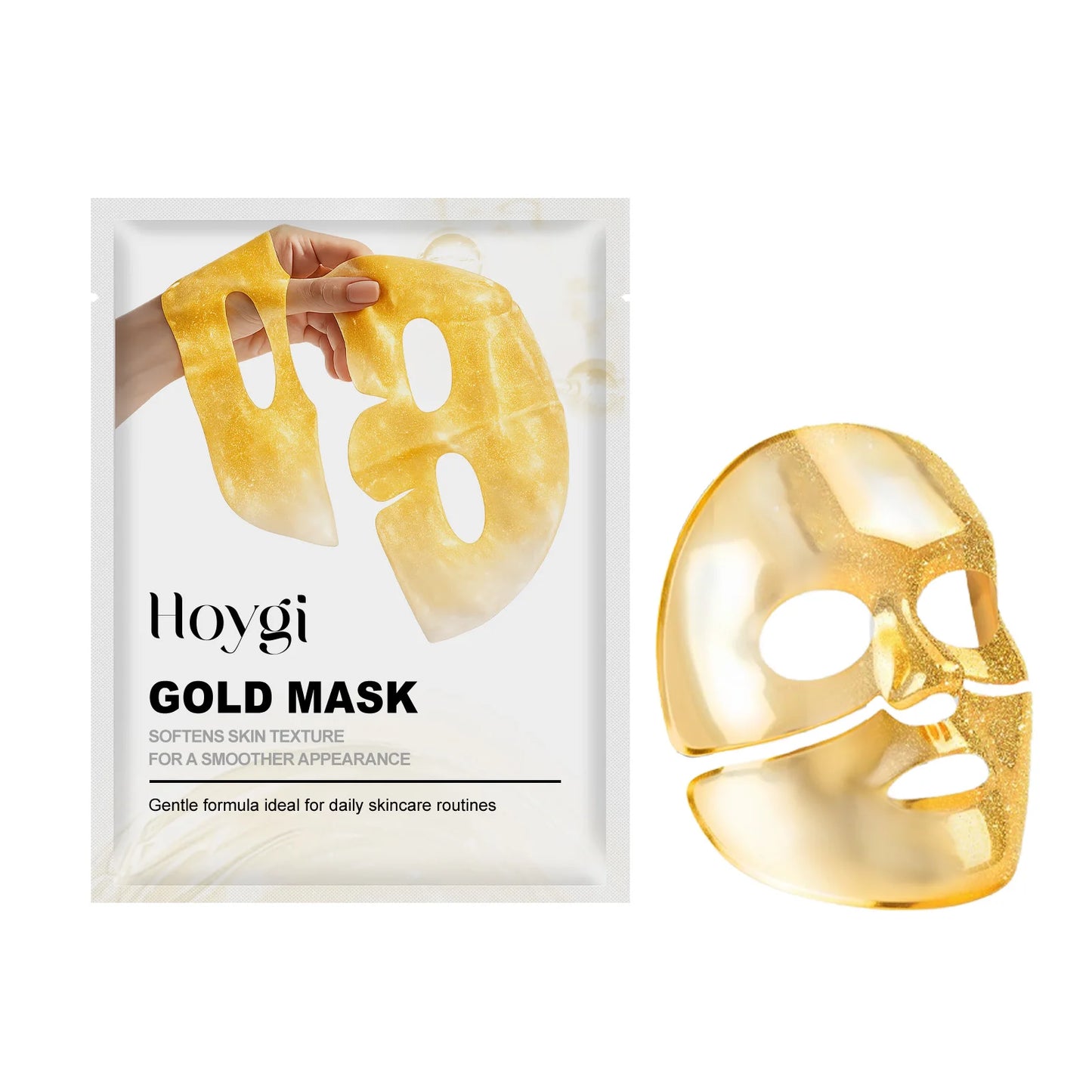 24K Gold Sheet Mask – Niacinamide & Collagen Firming, 4-Pack