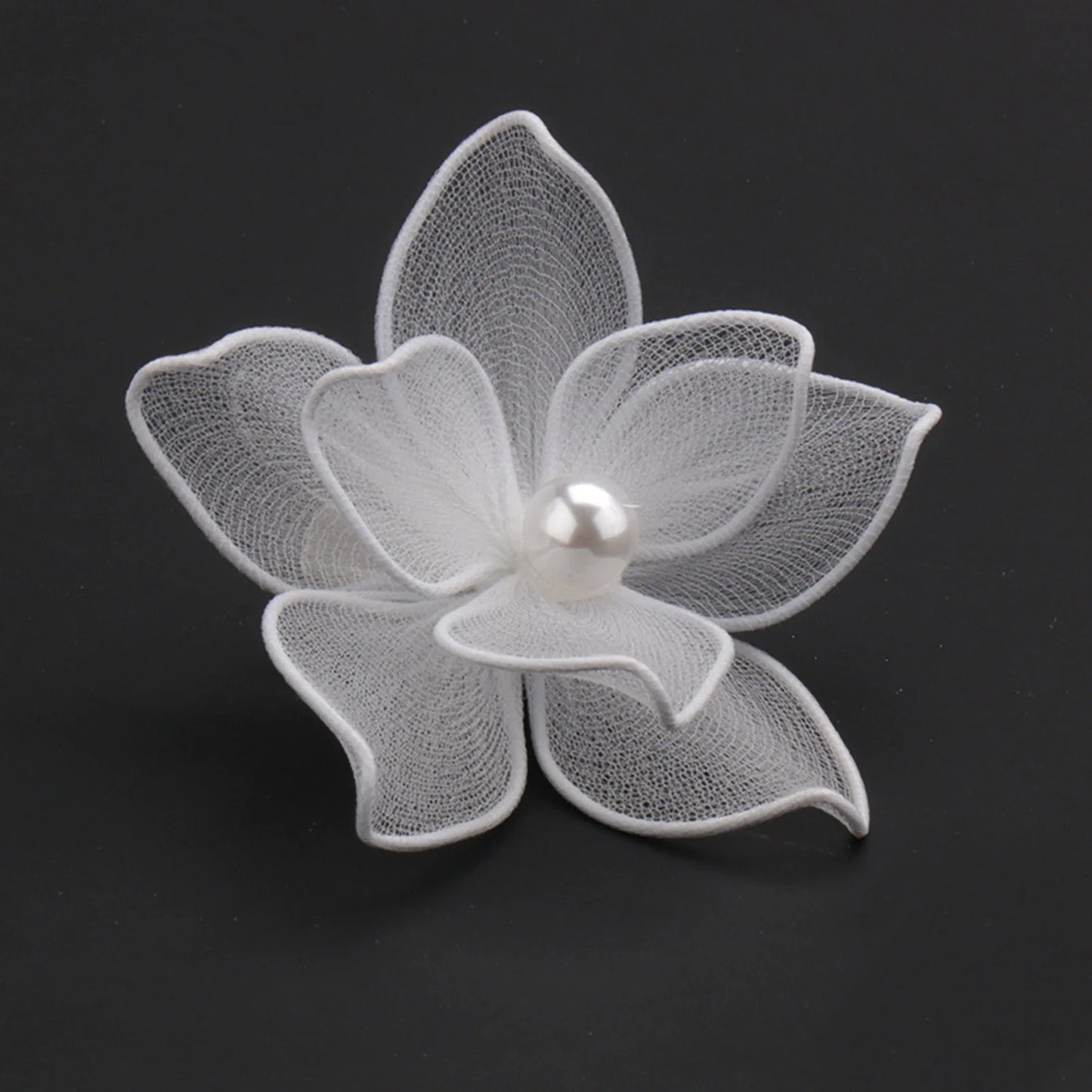 Woman Hair Clips Accessories Hairpin Sweet Fabric Flower Hair Weaving Jewelry for Wedding Banquet Chinese Clothes Party Peaceful Pleasures Health and Wellness