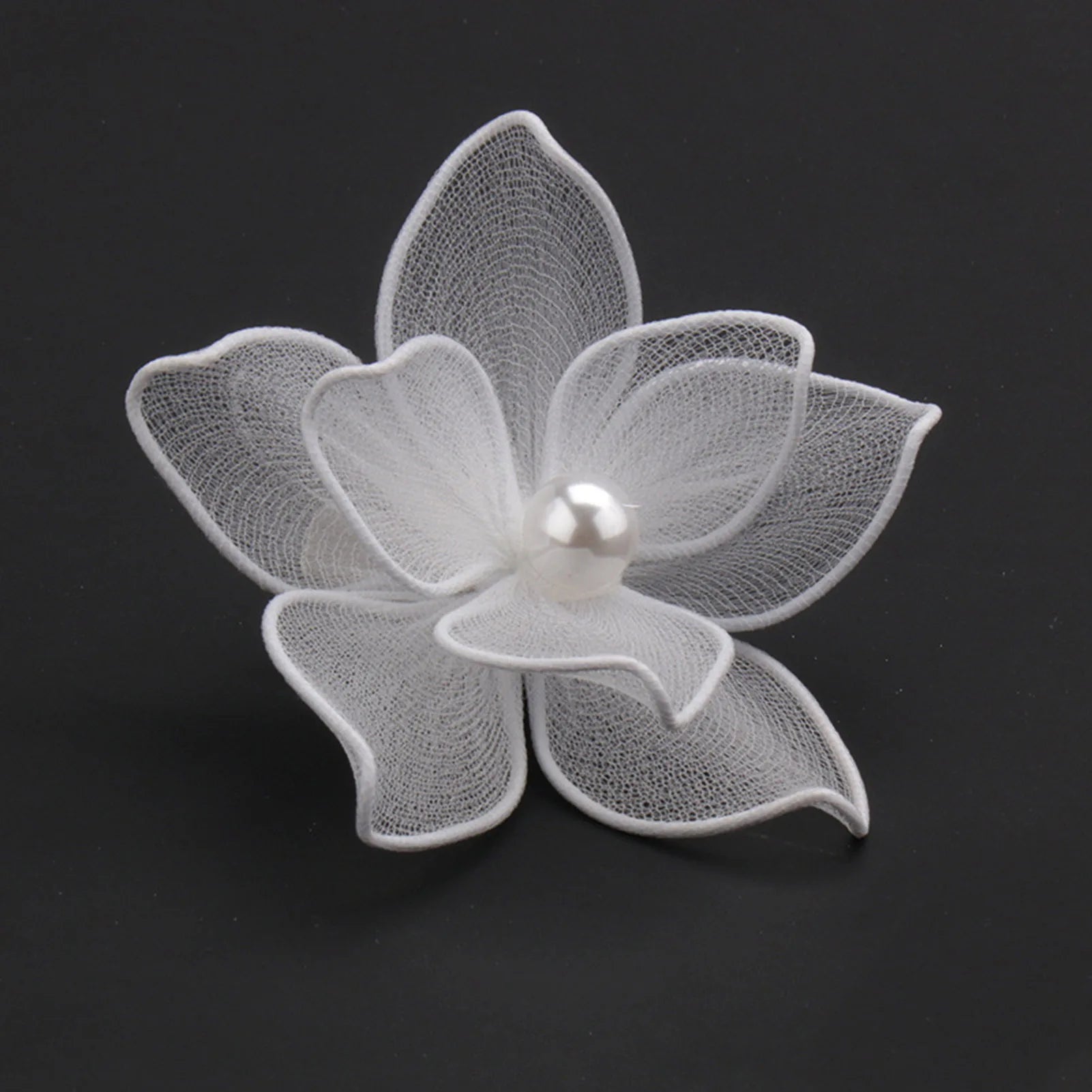 Woman Hair Clips Accessories Hairpin Sweet Fabric Flower Hair Weaving Jewelry for Wedding Banquet Chinese Clothes Party Peaceful Pleasures Health and Wellness