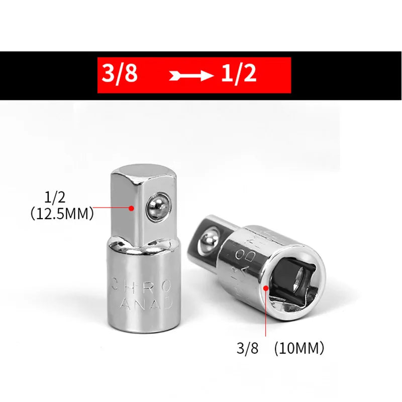 Ratchet Wrench Socket Adapter Converter 1 4 3 8 2 Female Male Drive