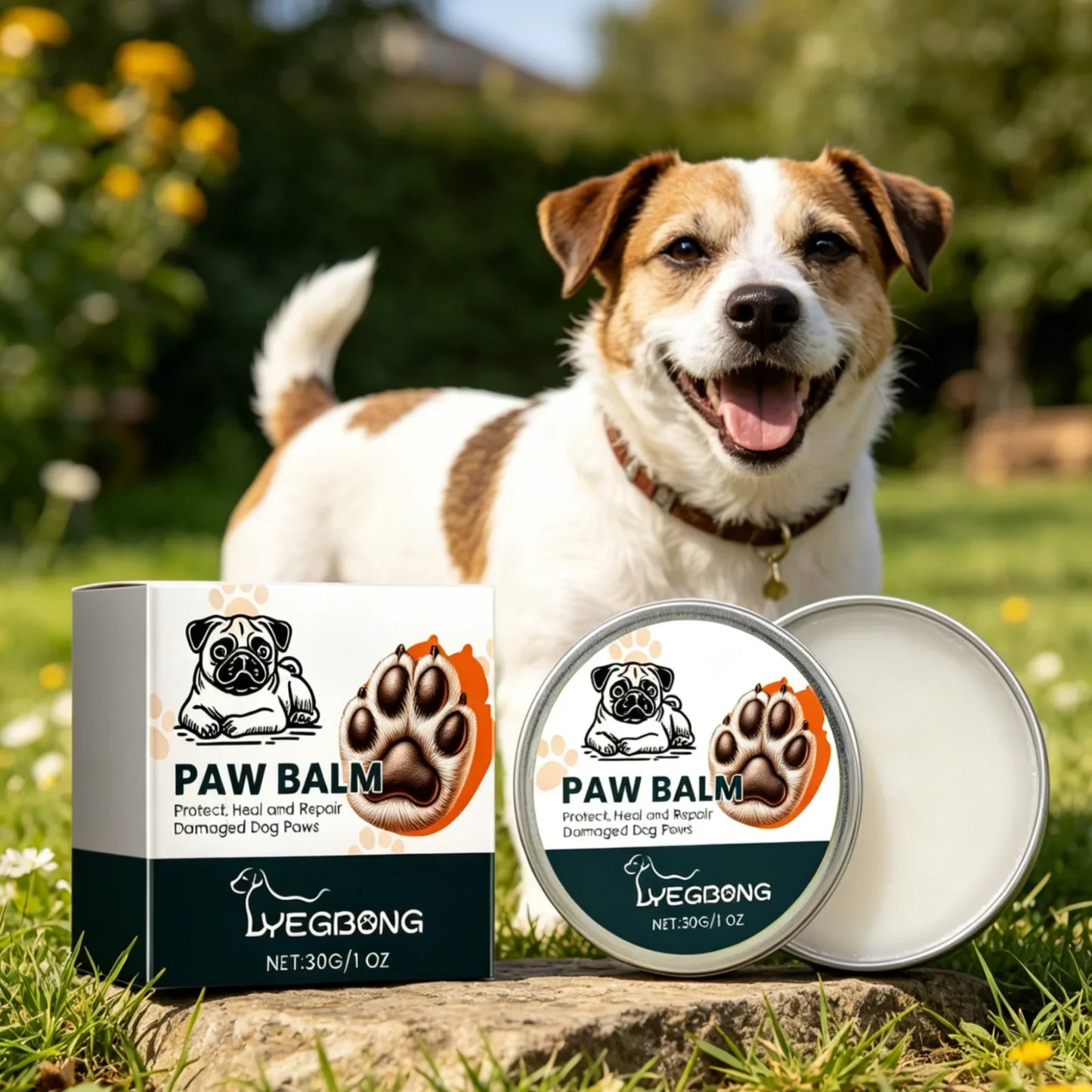 YEGBONG Dog Paw Balm – Shea Butter & Coconut Oil Moisturizer