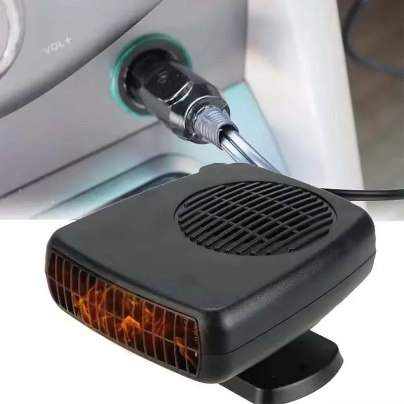 Car Heater Fast Heating Defroster Car Defogger 2 In1 Fast Heating & Cooling Fan Heater Plug Cigarette Lighter Peaceful Pleasures Health and Wellness