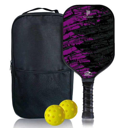 USAPA Pickleball Paddle | Fiberglass, Edgeless, High Grit & Spin Pickleball Paddle Peaceful Pleasures Health and Wellness