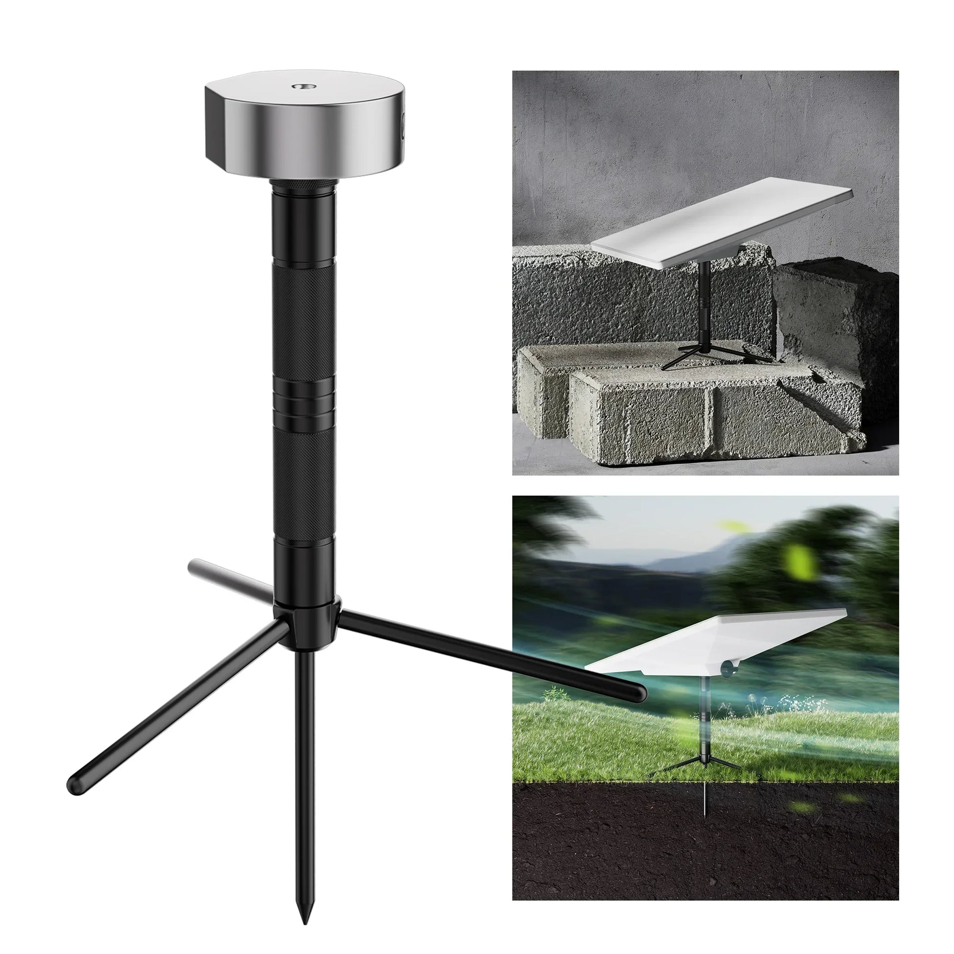 Starlink Mini Tripod Mount Lightweight with Starlink Tripod Stand Adapter Easy Carrying Ground Mount Kit Peaceful Pleasures Health and Wellness Standard size United States