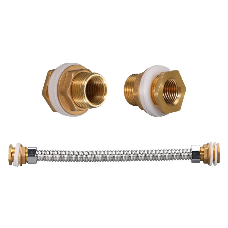 Copper Brass Swivel Tank Connector 1/2" 3/4" 1" Male Pipe Fitting