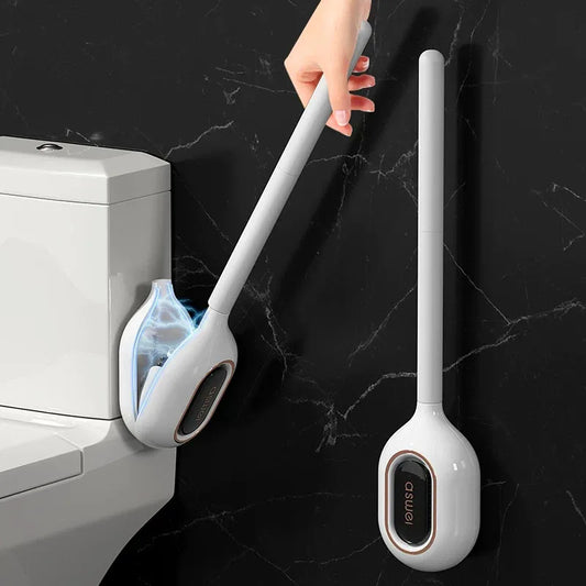 Aromatherapy Toilet Brush Wall Mounted | TPR Silicone Holder Toilet Brush & Holder Peaceful Pleasures Health and Wellness