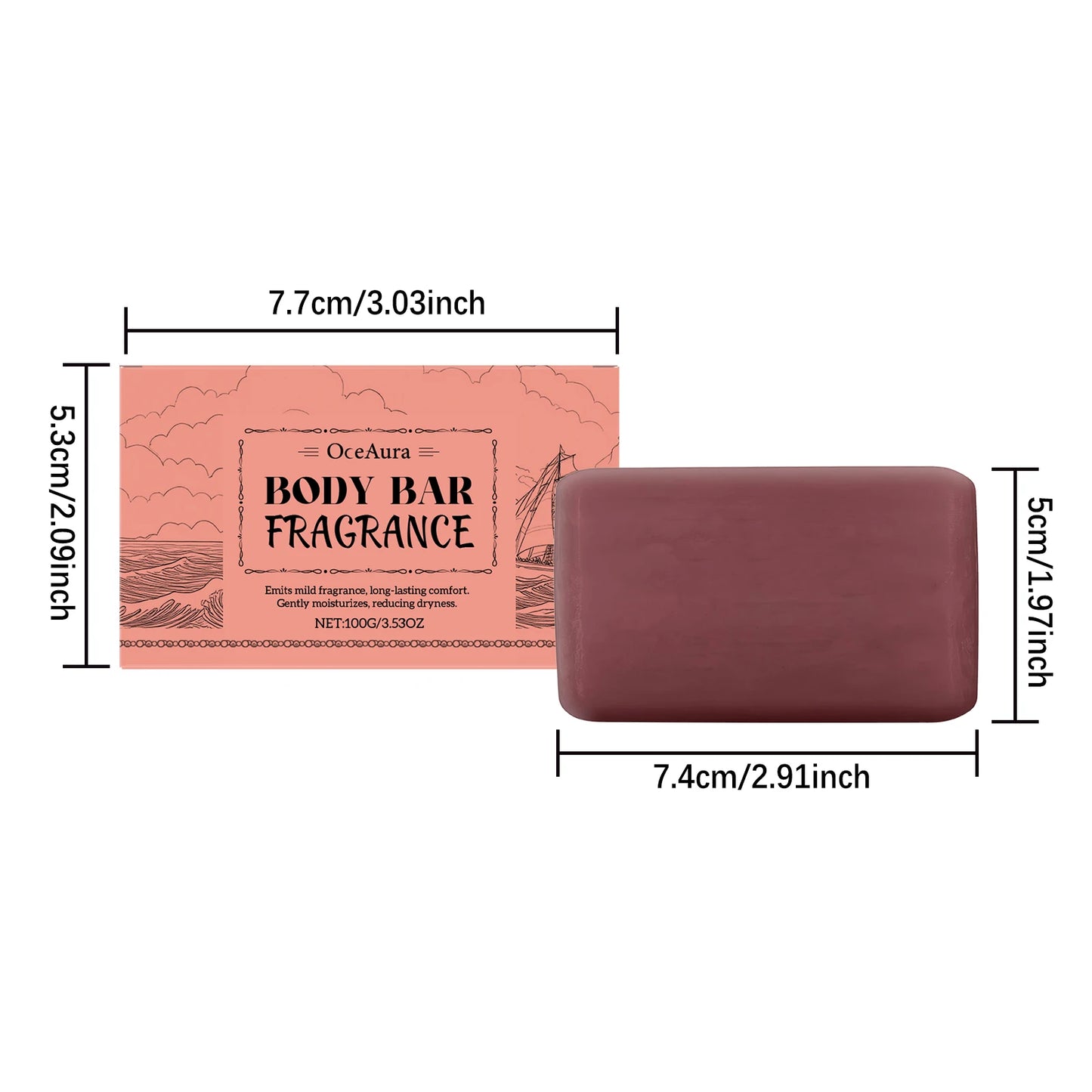 Sandalwood Handmade Bar Soap – Shea Butter & Coconut Oil