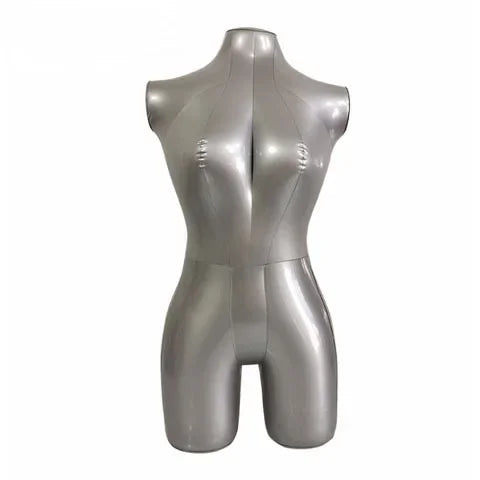 Inflatable Female Torso Model Half Body Mannequin Top Clothing Display Props Peaceful Pleasures Health and Wellness B