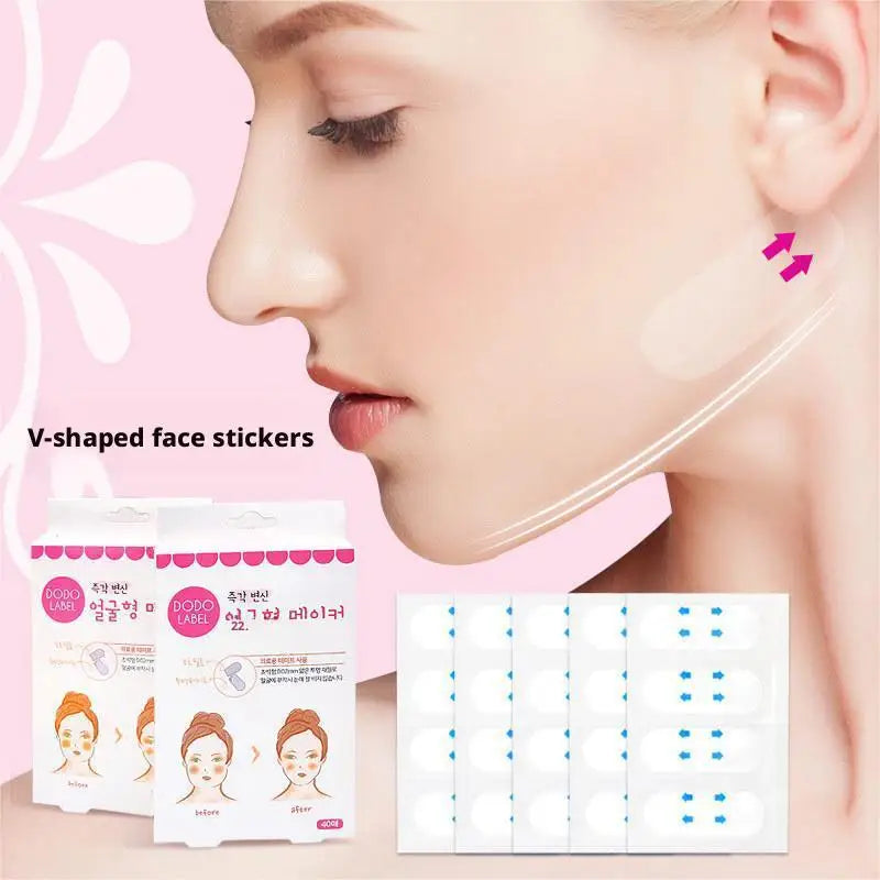 SADOER V-Shape Face Lift Tape – 40 Invisible Firming Patches