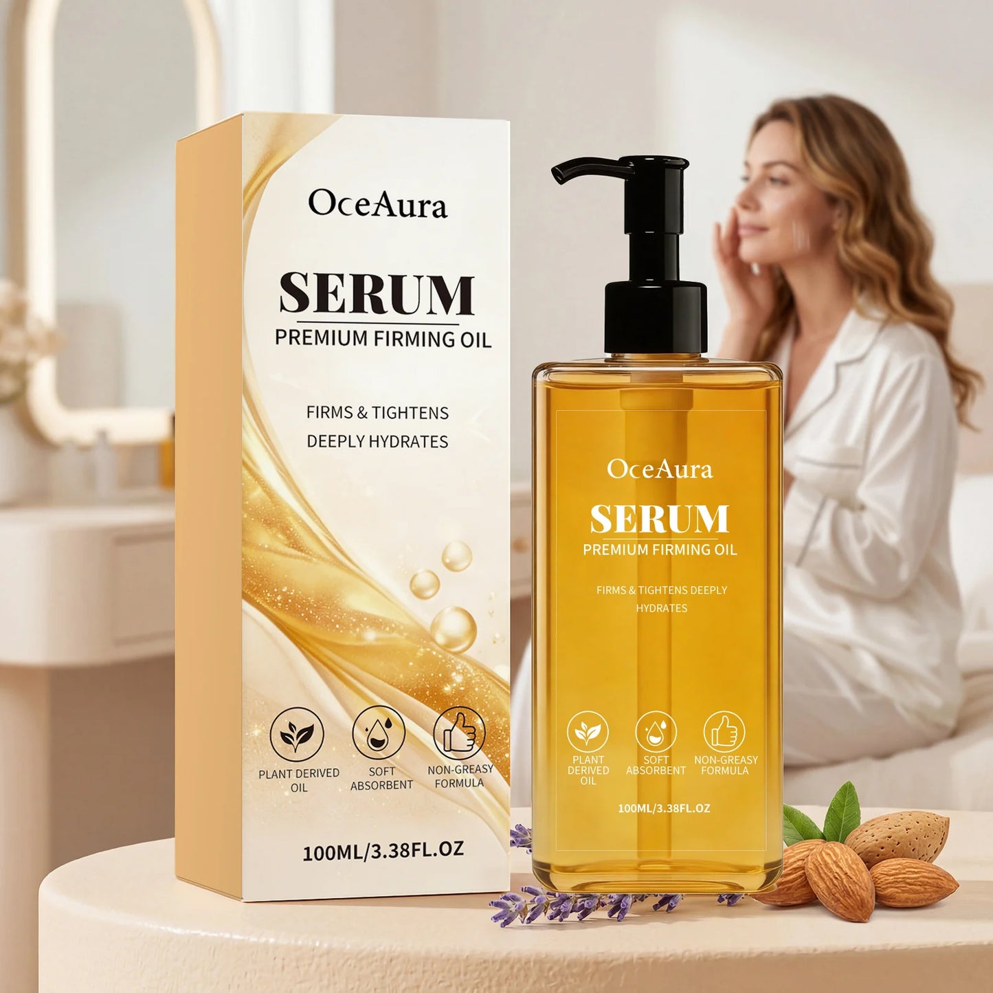 OceAura Body Firming Oil – Anti-Sagging Moisturizer 100ml