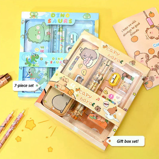 Cute Cartoon Stationery Set – Kids' Classroom Rewards & Prizes Kids Stationery Set Oasis Select