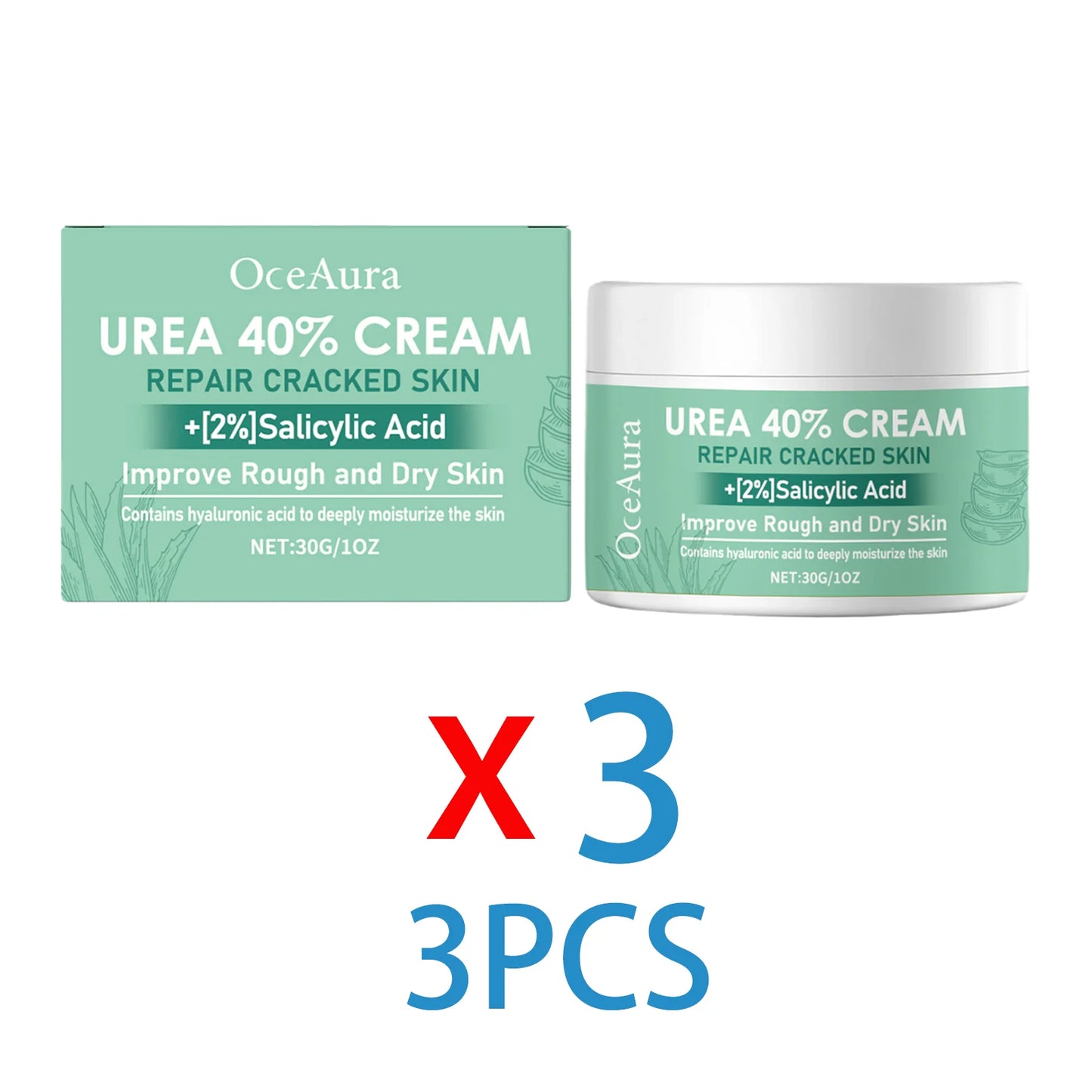 OceAura Hyaluronic Acid & Vitamin E Moisturizing Cream – 30g
