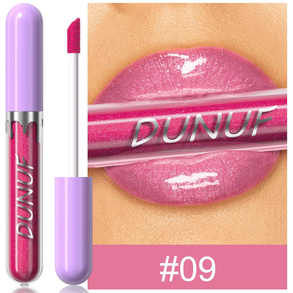 DUNUF Pearl Lip Gloss – Moisturizing, Waterproof & Long-Lasting