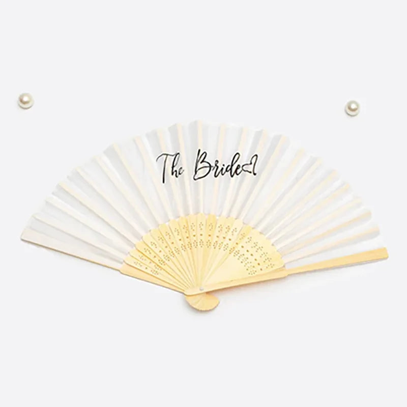 Bride & Bridesmaid Hand Fan | Bachelorette Bridal Party Gift