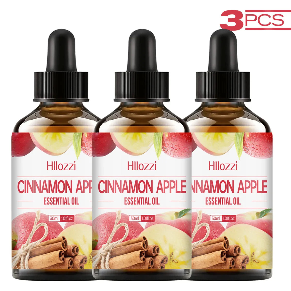 Hllozzi 30ml Cinnamon Apple Essential Oil | Aromatherapy Blend
