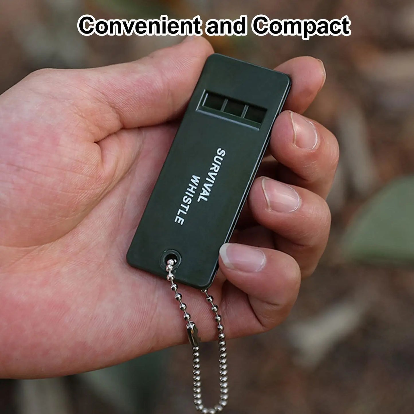 3-Frequency High Decibel Survival Whistle | Camping & Hiking Survival Whistle Peaceful Pleasures Health and Wellness
