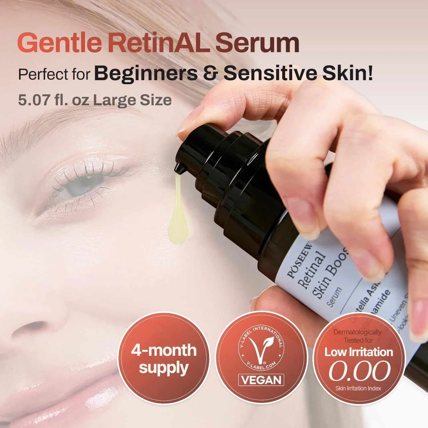 150ml Glow Intensive Retinol Skin Boosting Serum Fading Dark Spot Balancing Skin Tone Improve Fine Line Brightening Skin care Peaceful Pleasures Health and Wellness