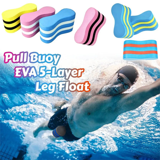 Figure-Eight Shaped Pull Buoy Aids Swimmer Flotation EVA Foam Legs Float Swim Training Kickboard for Outdoor Pool Swim Beginner Peaceful Pleasures Health and Wellness