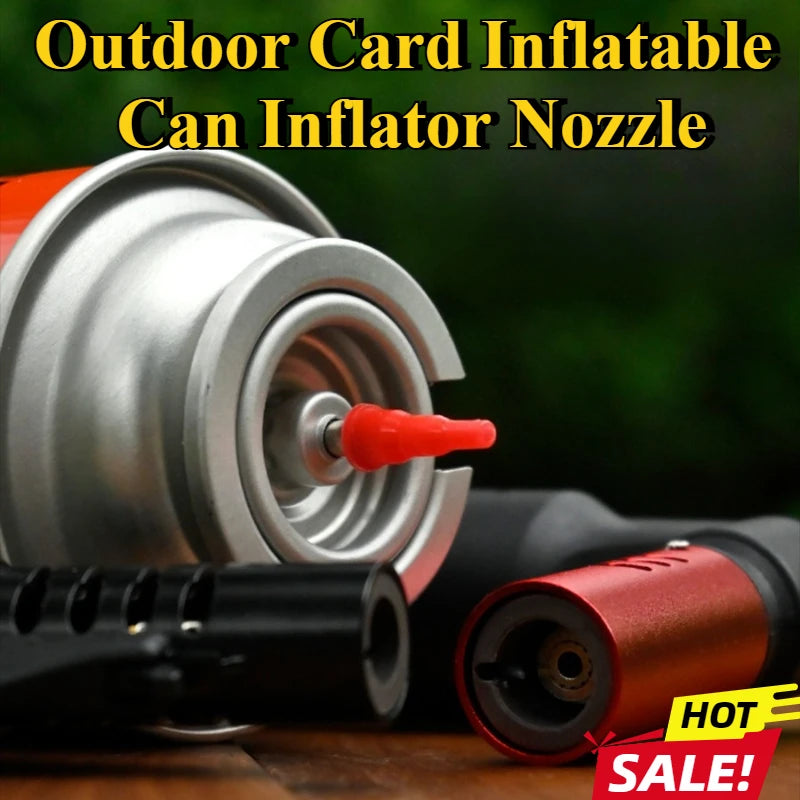5-Piece Cassette Gas Cylinder Inflation Nozzle Adapter Set Gas Refill Adapter Peaceful Pleasures Health and Wellness