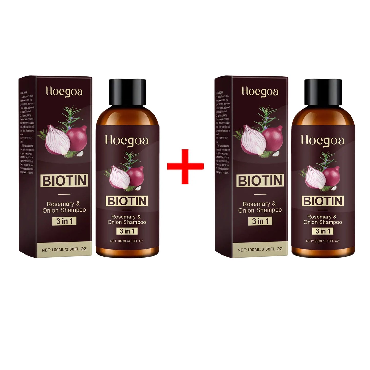 HOEGOA Red Onion Shampoo – Scalp Repair & Anti-Dandruff