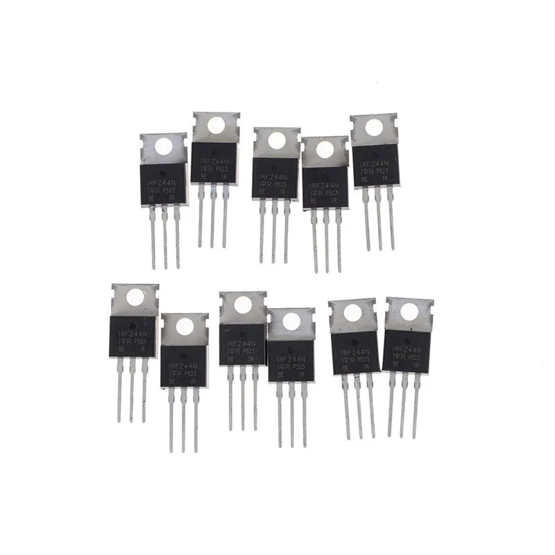 New 10pcs 55V 49A IRFZ44N IRFZ44 Power Transistor MOSFET N-Channel Peaceful Pleasures Health and Wellness