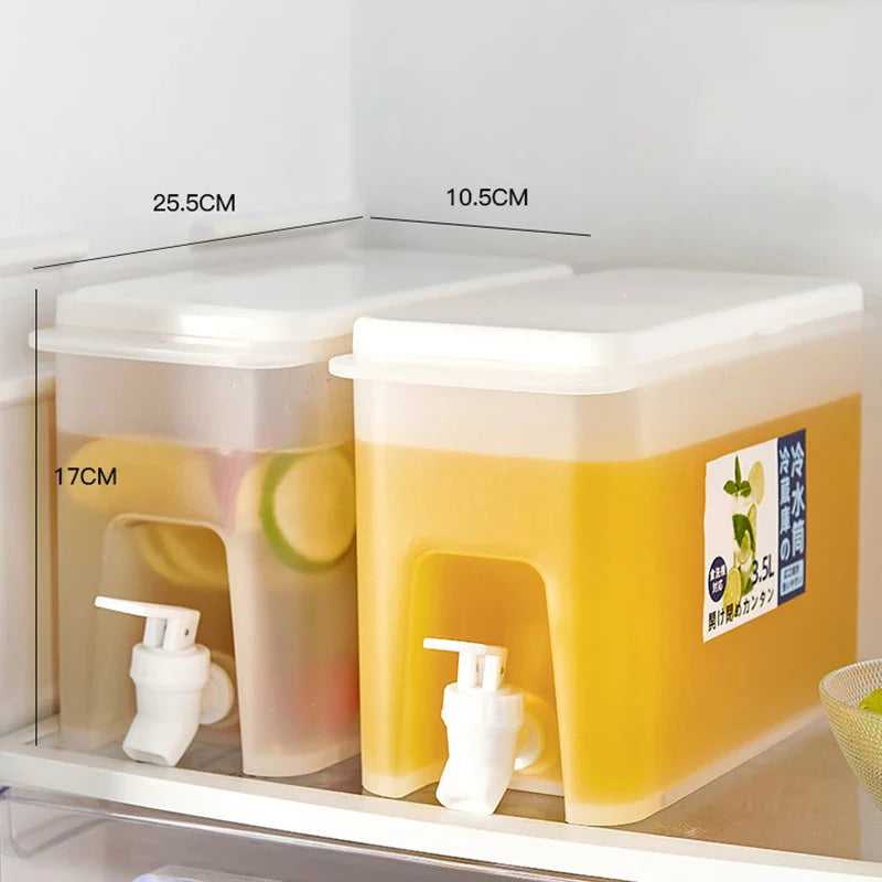 Drink Dispenser with Faucet – Fridge Juice & Water Jug