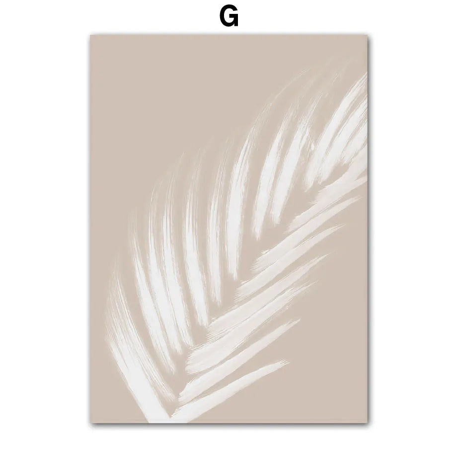 Abstract Rainbow Leaf Face Canvas Poster | Modern Wall Art Canvas Wall Art Peaceful Pleasures Health and Wellness G 40x50cm Unframed