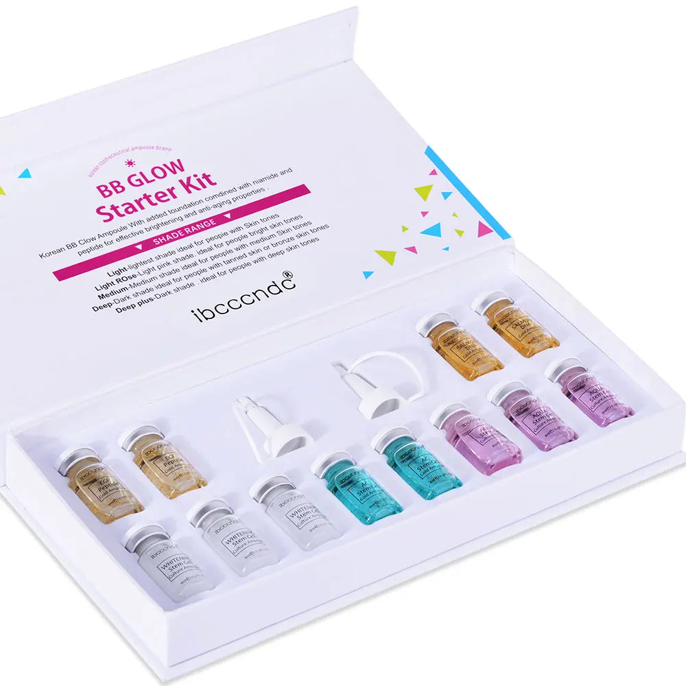 BB Cream CC Glow Beginner Starter Kit Whitening Liquid Foundation Hyaluronic Acid Serum Essence For Face Skin Care Acne Beauty Peaceful Pleasures Health and Wellness 1