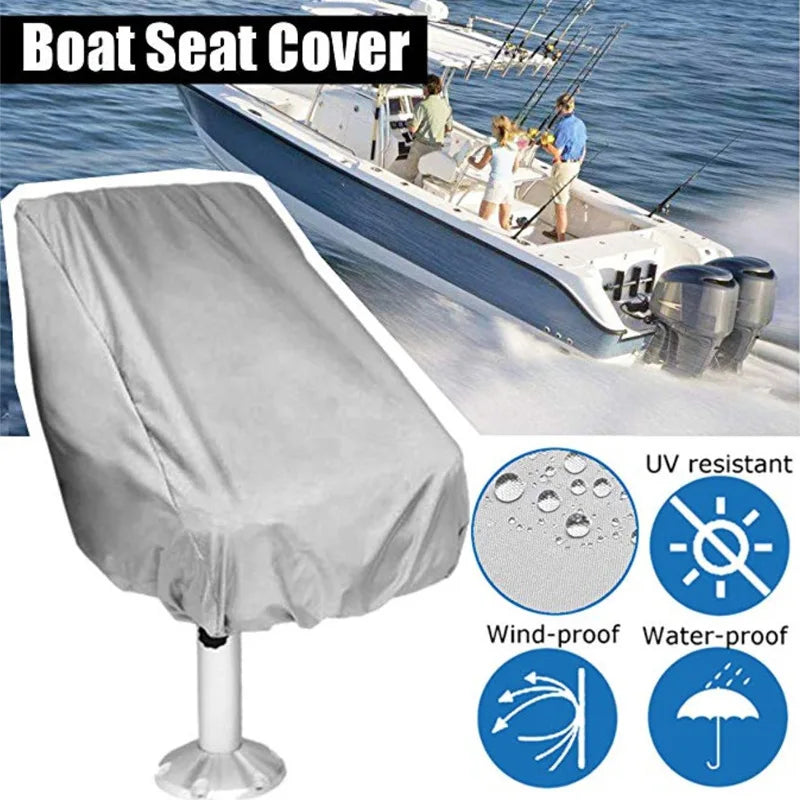 Waterproof Boat Seat Cover – 210D Oxford UV-Resistant Protector