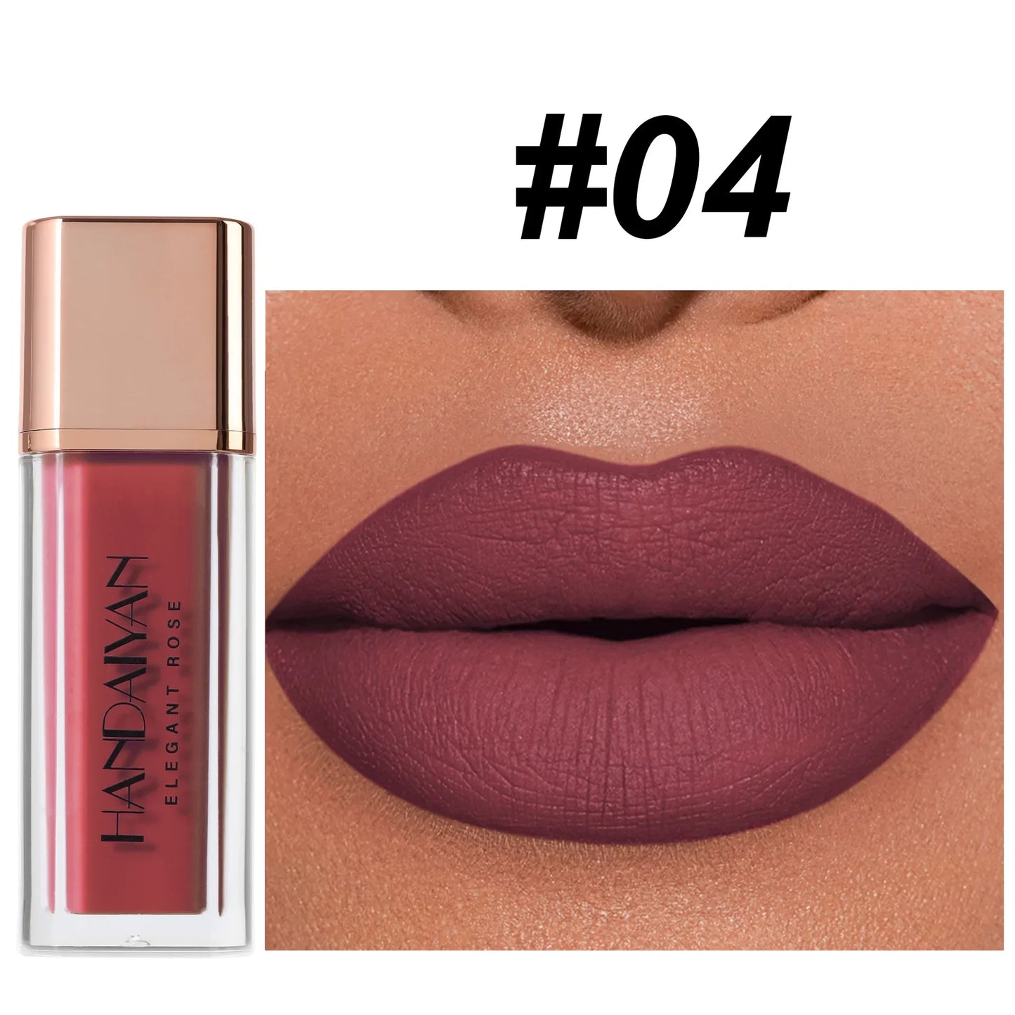 8-Color Matte Liquid Lipstick – Waterproof Long-Lasting Lip Tint