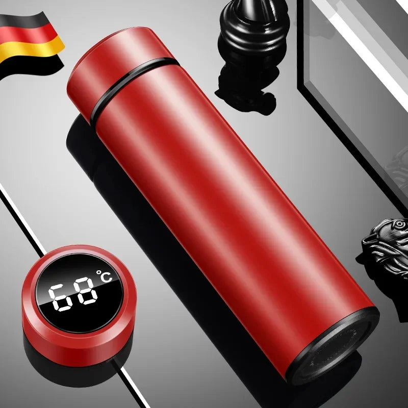 500ml 316 Steel Smart Thermos Cup | Temp Display & Separator